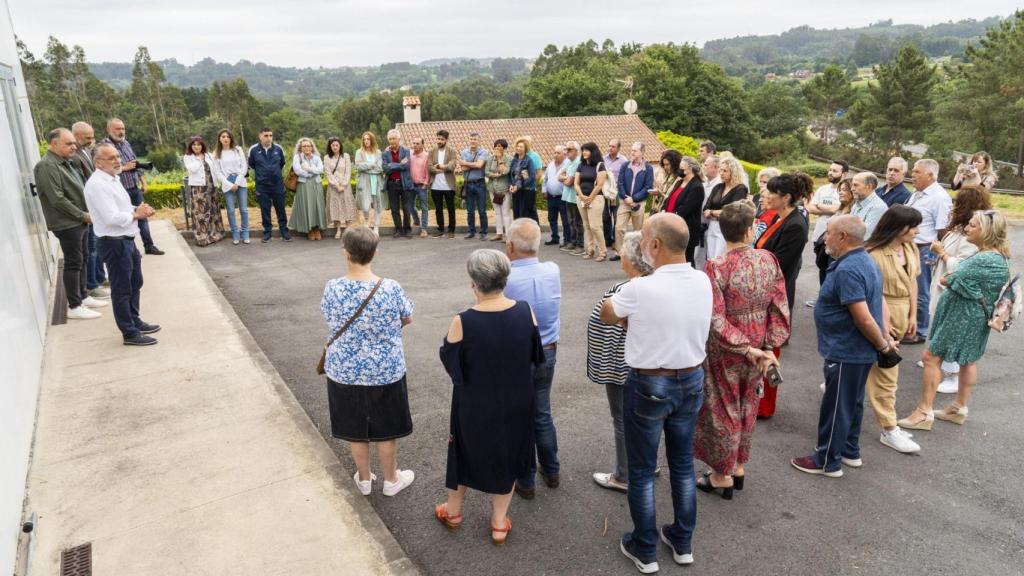 Inauguración del pabellón de Anceis, en Cambre ( A Coruña).