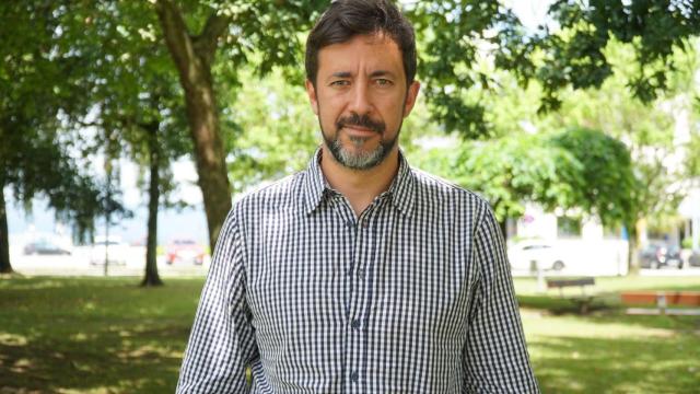 El secretario xeral de Podemos Galicia, Antón Gómez Reino.