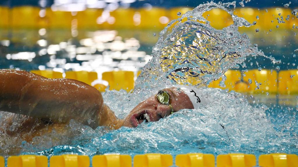 Marchand, durante los Mundiales de Budapest.