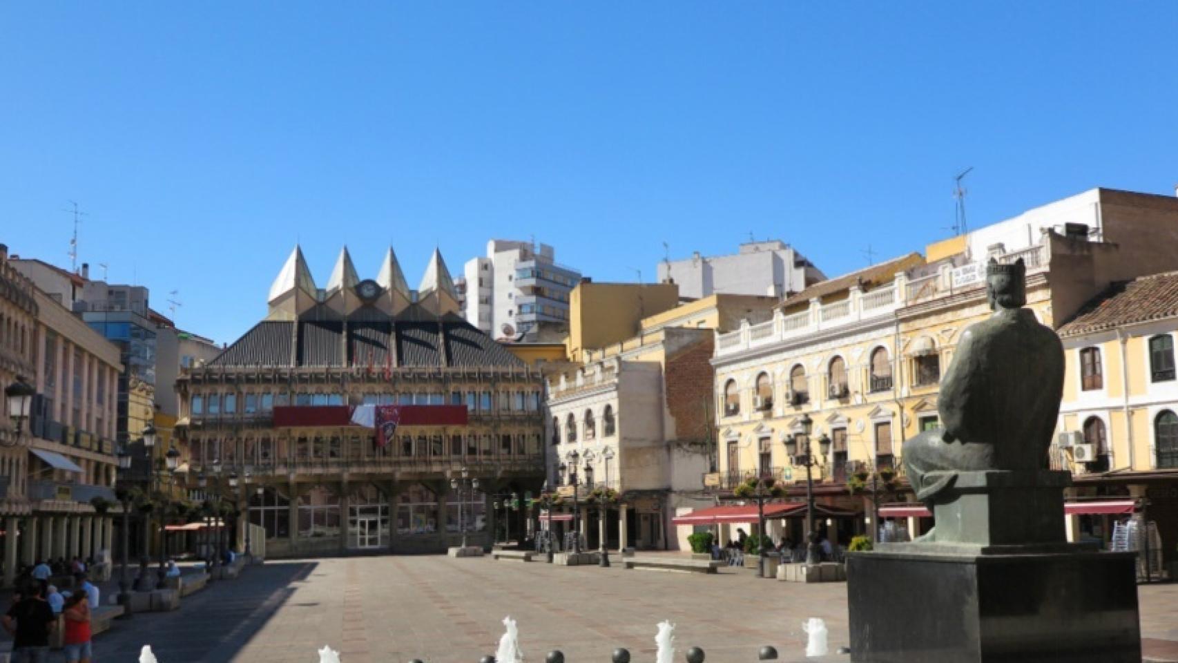 Plaza Mayor de Ciudad Real.
