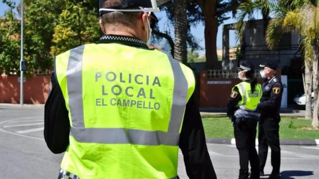 Agentes de Policía Local de El Campello, en imagen de archivo.