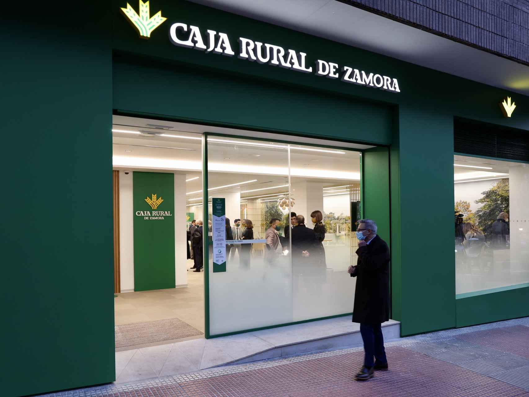 Imagen de archivo de una oficina de Caja Rural de Zamora.