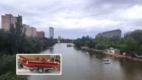 Rescatan a una mujer tras caer al río Pisuerga en Valladolid