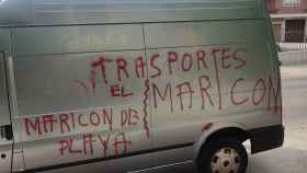 Detenido por realizar varias pintadas homófobas insultando a un alcalde de Toledo