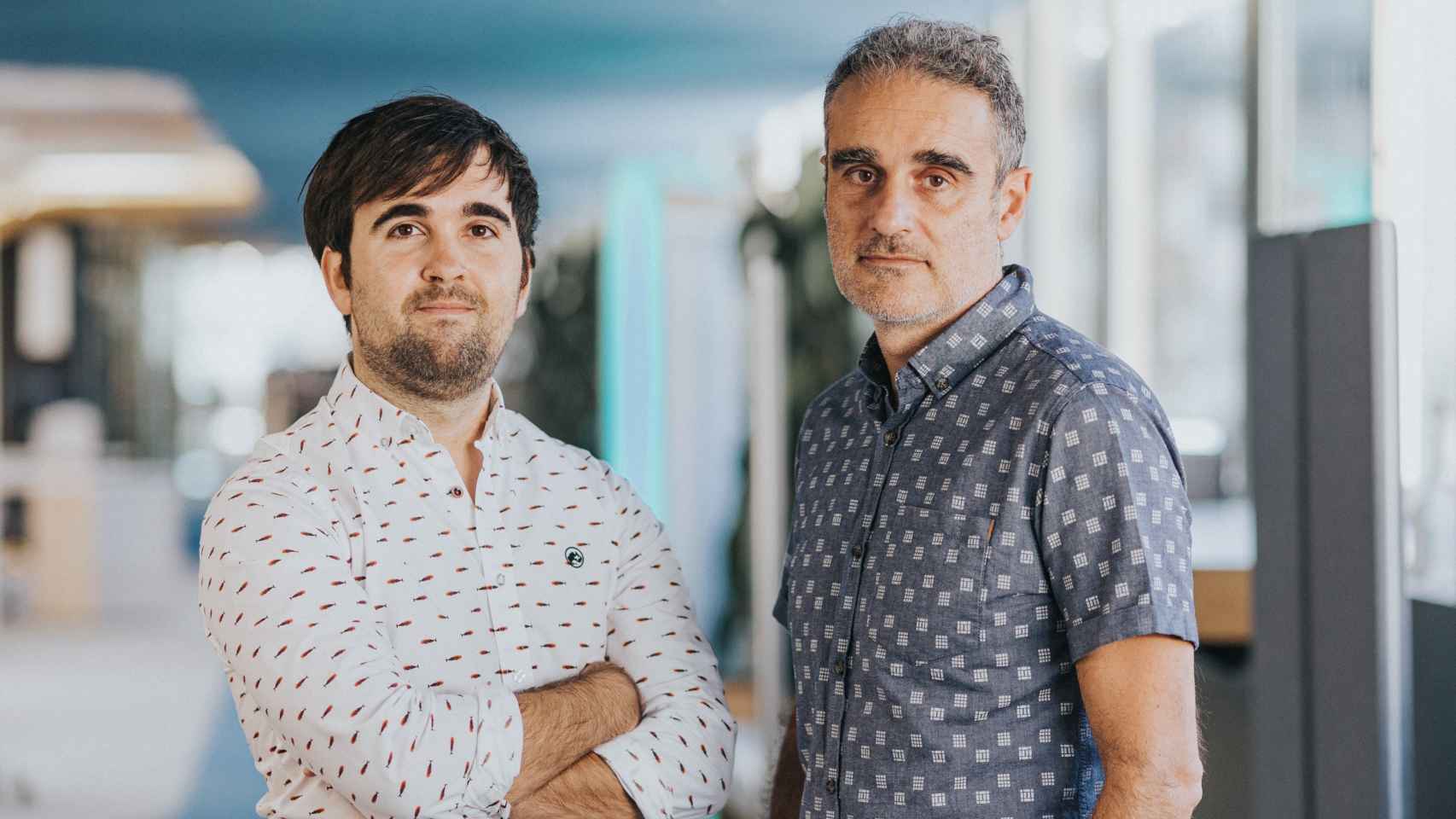 Los cofundadores de la startup Álvaro Verdoy, CEO, e Iban Borràs, CPO.