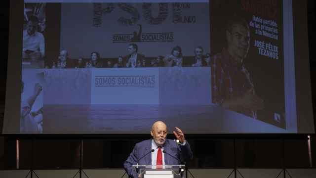 José Félix Tezanos, en la presentación de su libro 'Pedro Sánchez. Había partido: de las primarias a la Moncloa'.