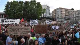 Manifestación en Zamora por el incendio de la Sierra de la Culebra