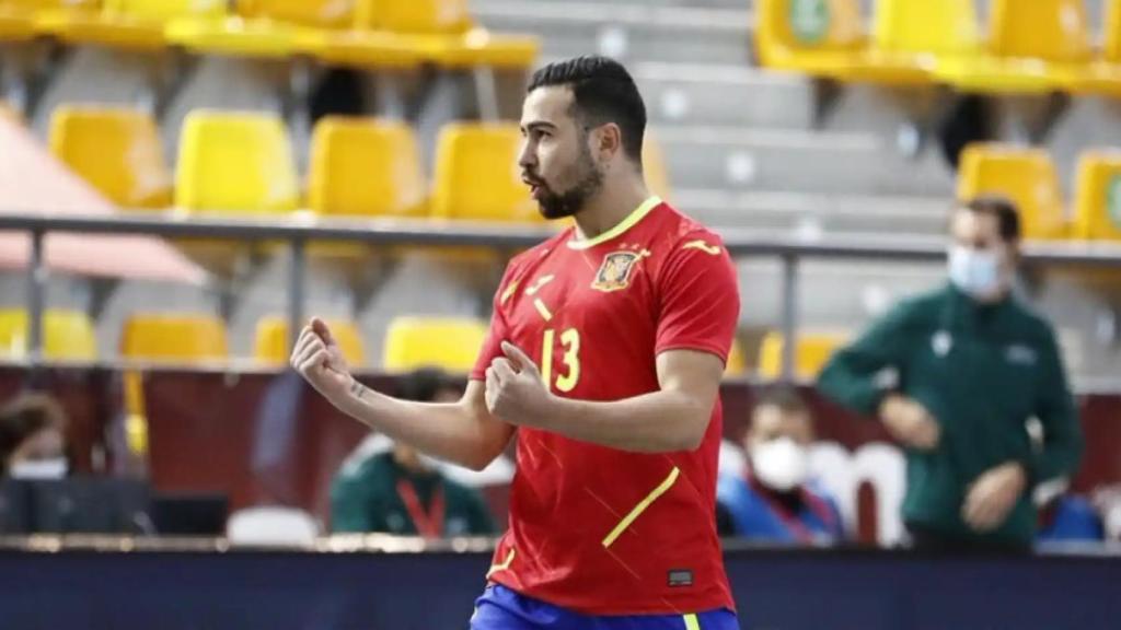 Chino con la Selección Española. Foto: Twitter @20Chino20.