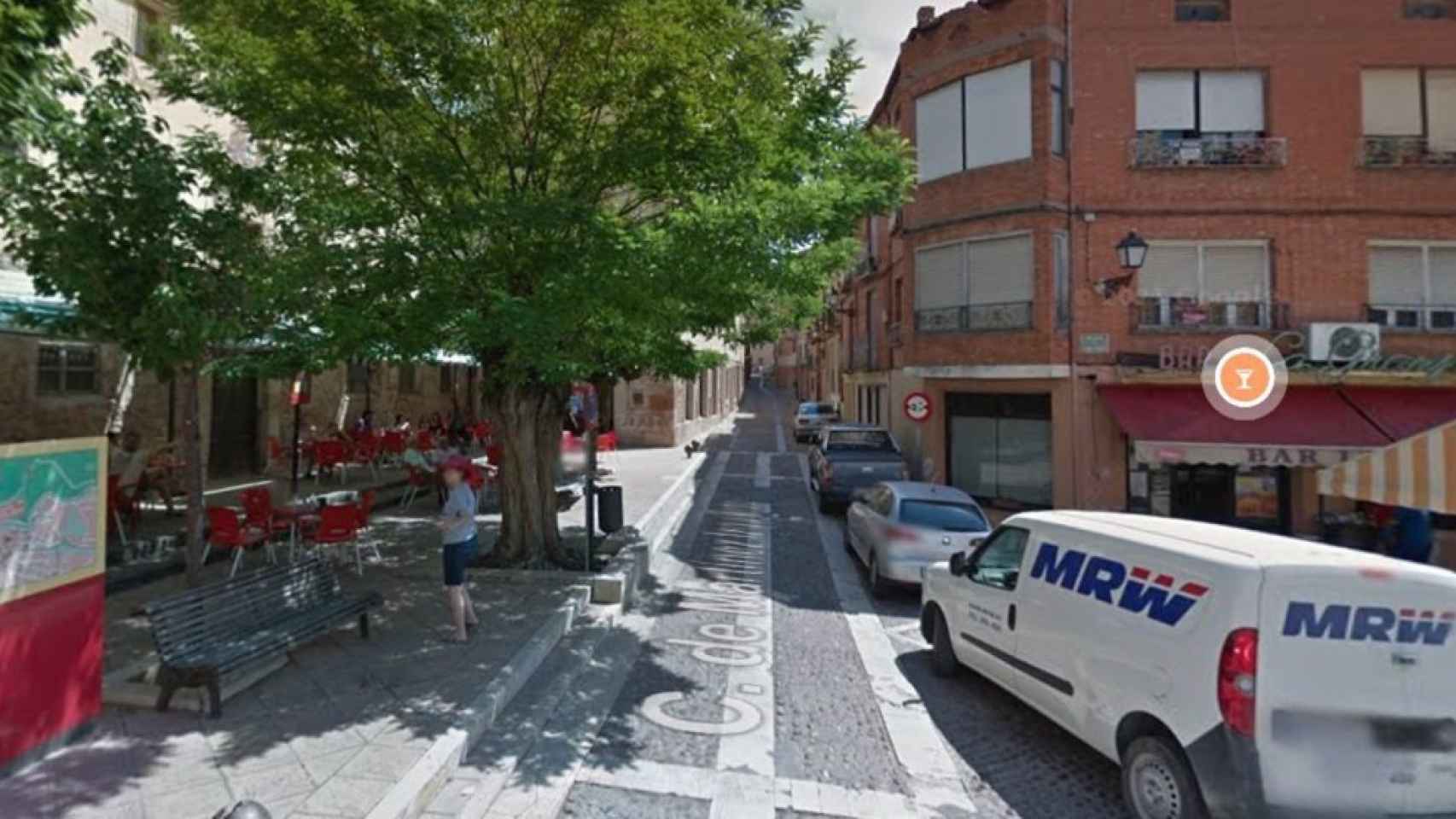 Calle Martínez Izquierdo de la localidad guadalajareña de Molina de Aragón. Foto: Google.