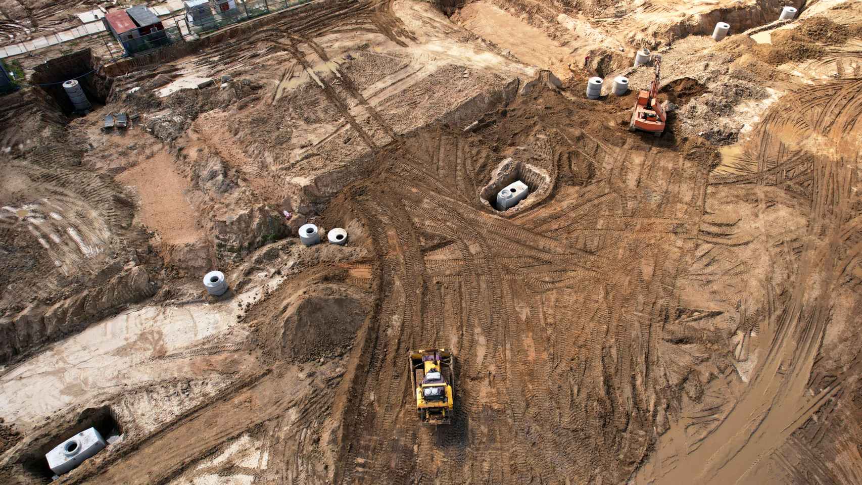 Imagen de archivo de las excavaciones en una cuenca minera.