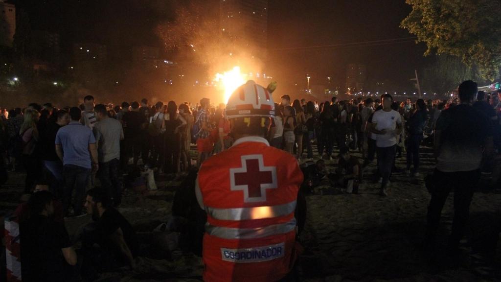 Cruz Roja estará presente en la noche de San Juan de Valladolid con un amplio dispositivo