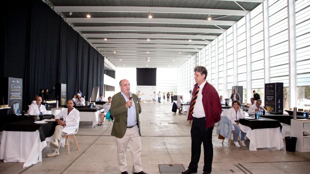 El viceconsejero de Política Agraria Comunitaria y Desarrollo Rural, Juan Pedro Medina, en la primera jornada de los Premios Cincho