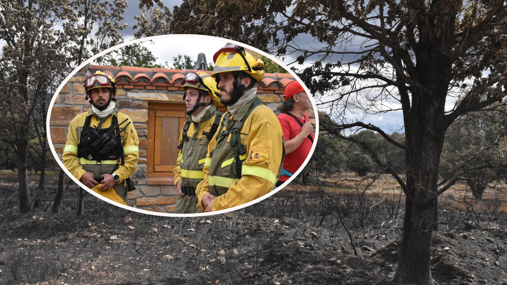 Brigada de Refuerzo en Incendios Forestales del Ministerio para la Transición Ecológica con base en Tabuyo del Monte (León)