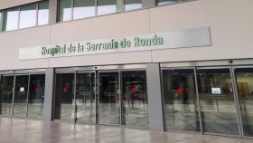 Fachada del hospital de la Serranía de Ronda.