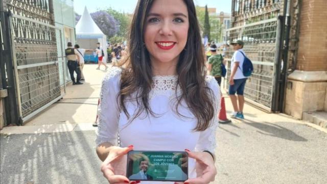 Loli Caetano, presidenta de NNGG.