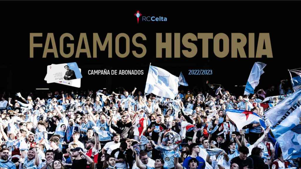 Campaña de abonados del Celta para la temporada 22-23.