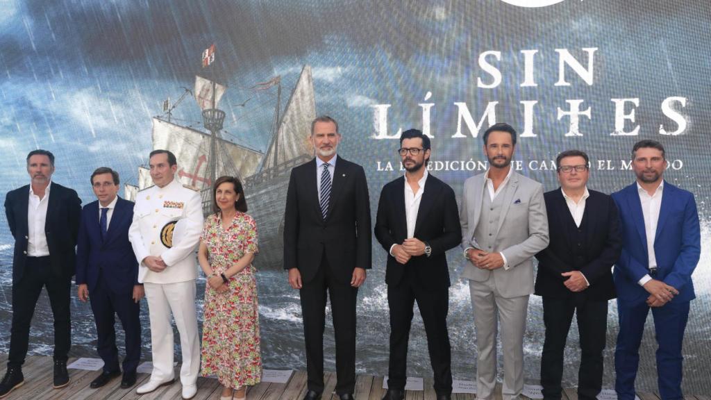 El Rey Felipe VI en la presentación de 'Sin limites'.