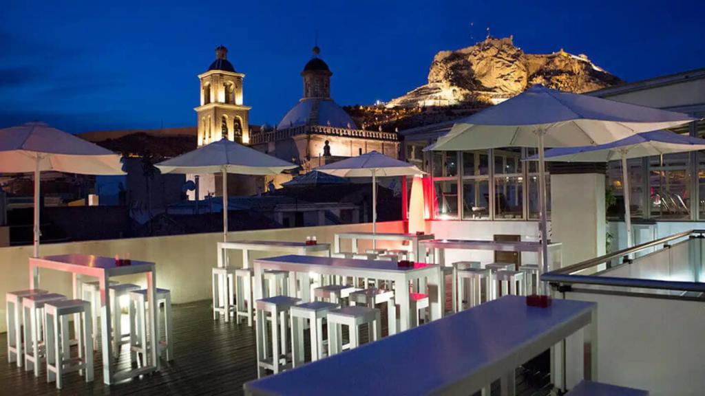 Terraza del hotel Hospes Amerigo.