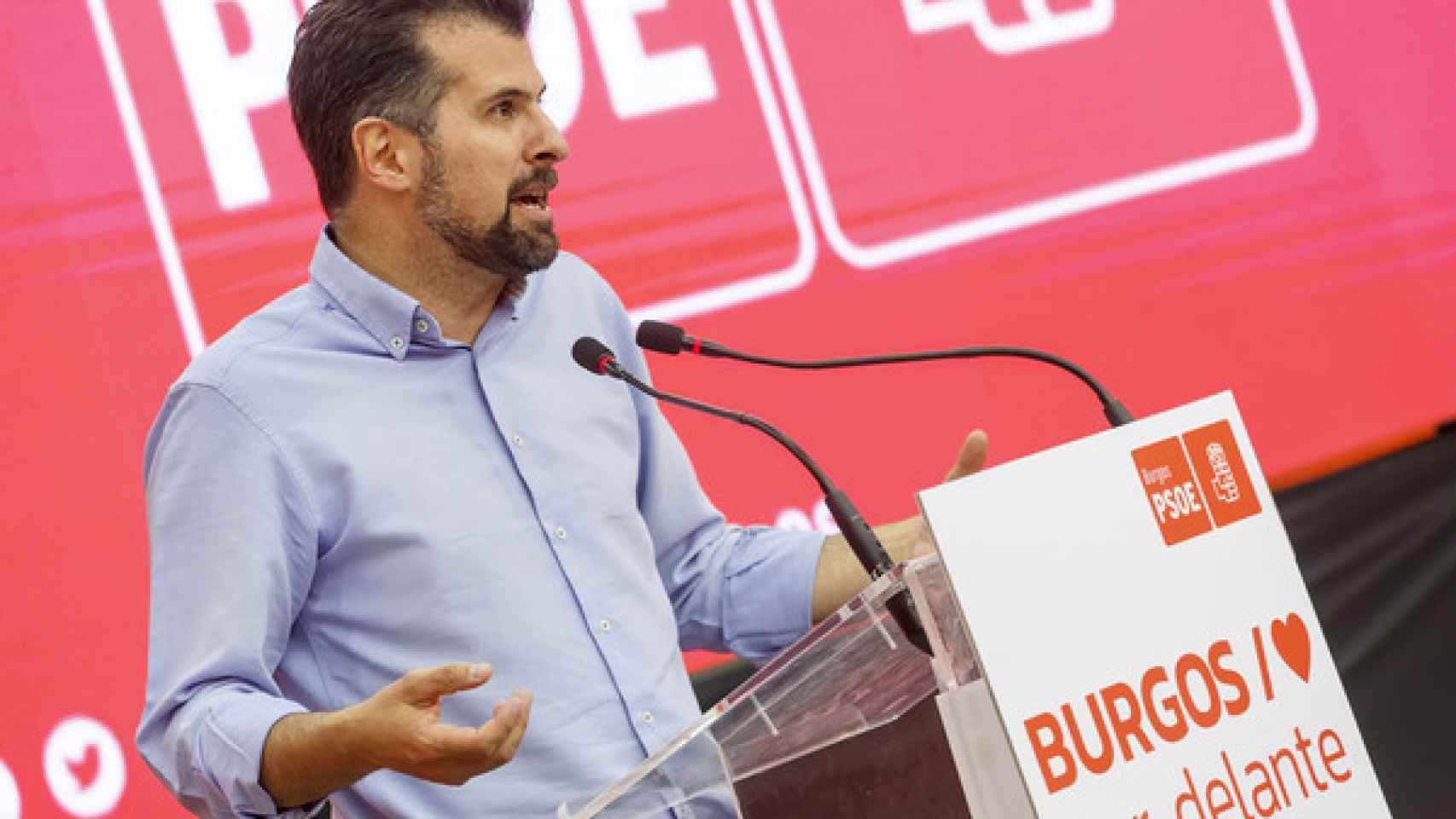 Imagen de Luis Tudanca, secretario general del PSOE en Castilla y León