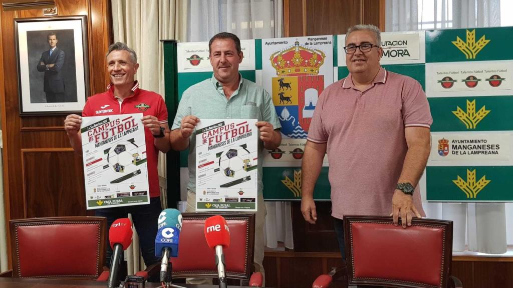 Presentación del Campus de Fútbol en Manganeses de la Lampreana de 2022