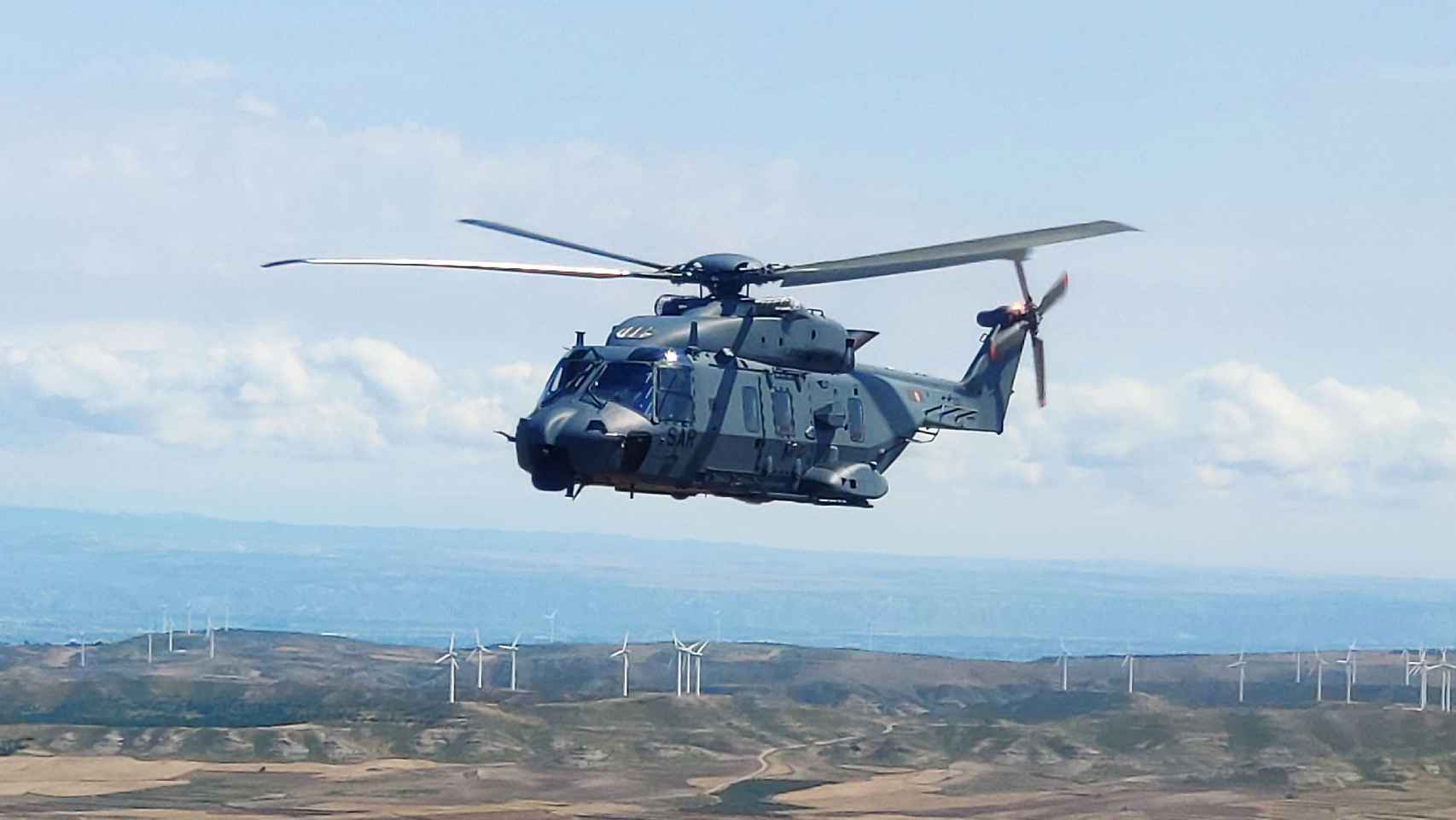 Un helicóptero NH90