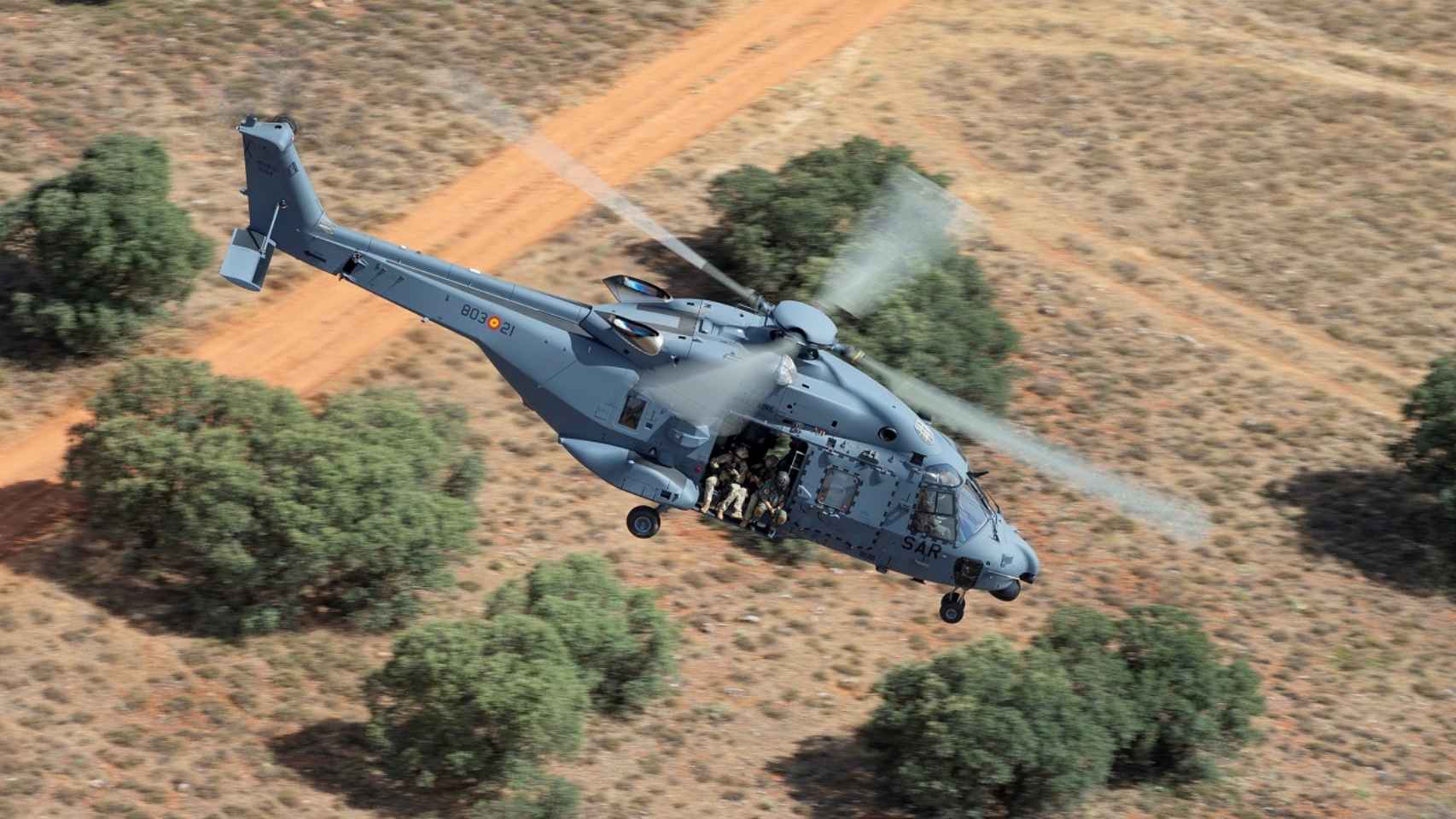 Un helicóptero HN90