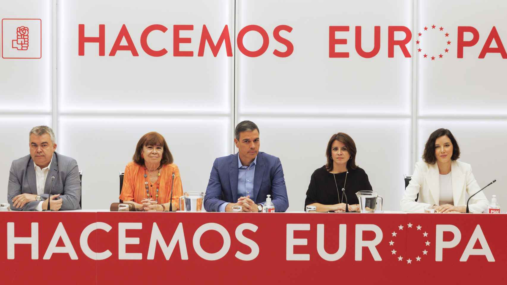 El presidente del Gobierno, durante una reunión de la Ejecutiva del PSOE.