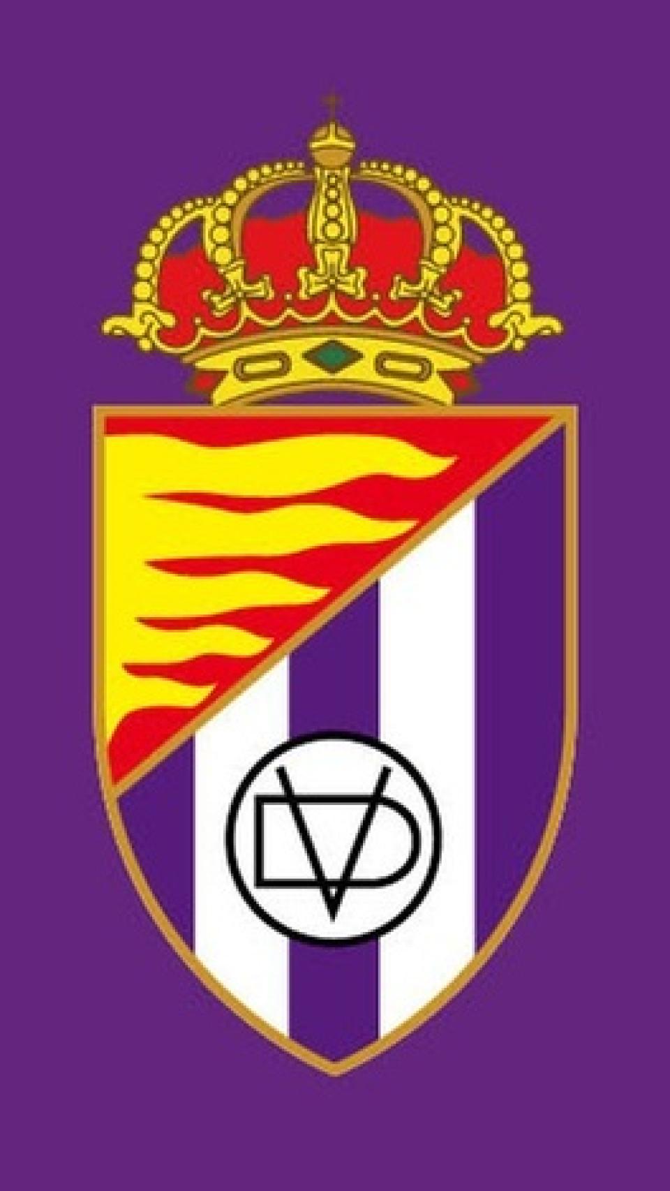 Escudo del Real Valladolid de 1954.