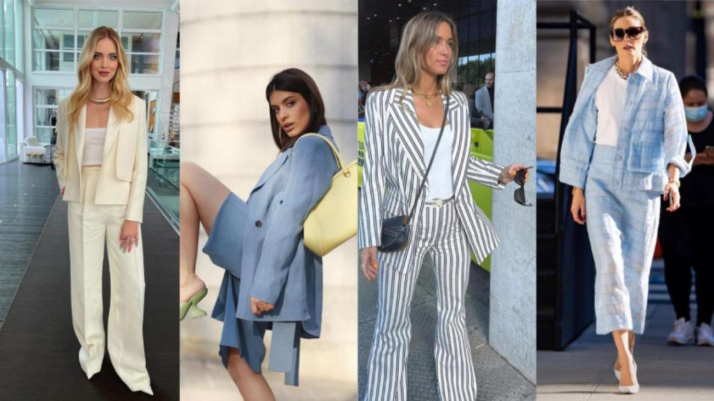 De izq. a dcha.: Chiara Ferragni, Dulceida, María Pombo y Olivia Palermo.