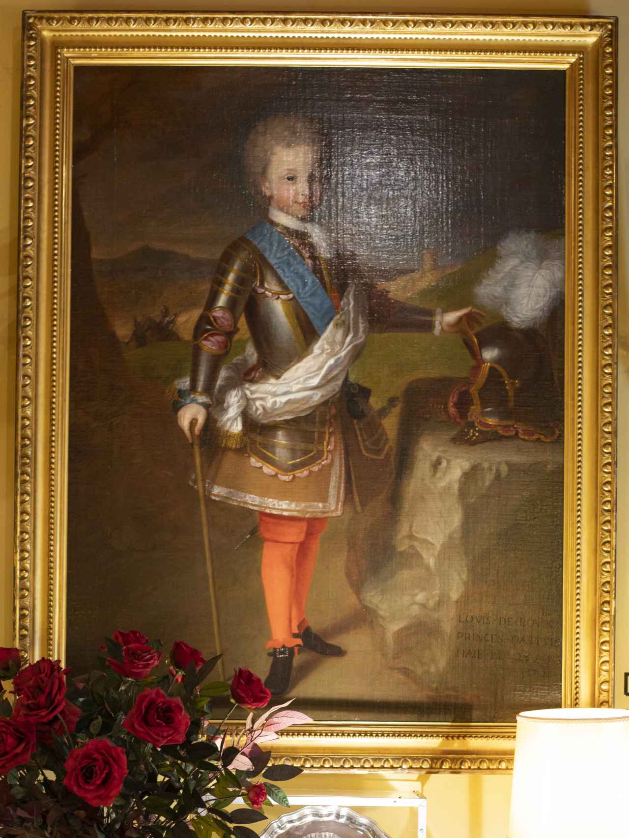 Retrato de Luis de Borbón pintado por Miguel Ángel Houasse.