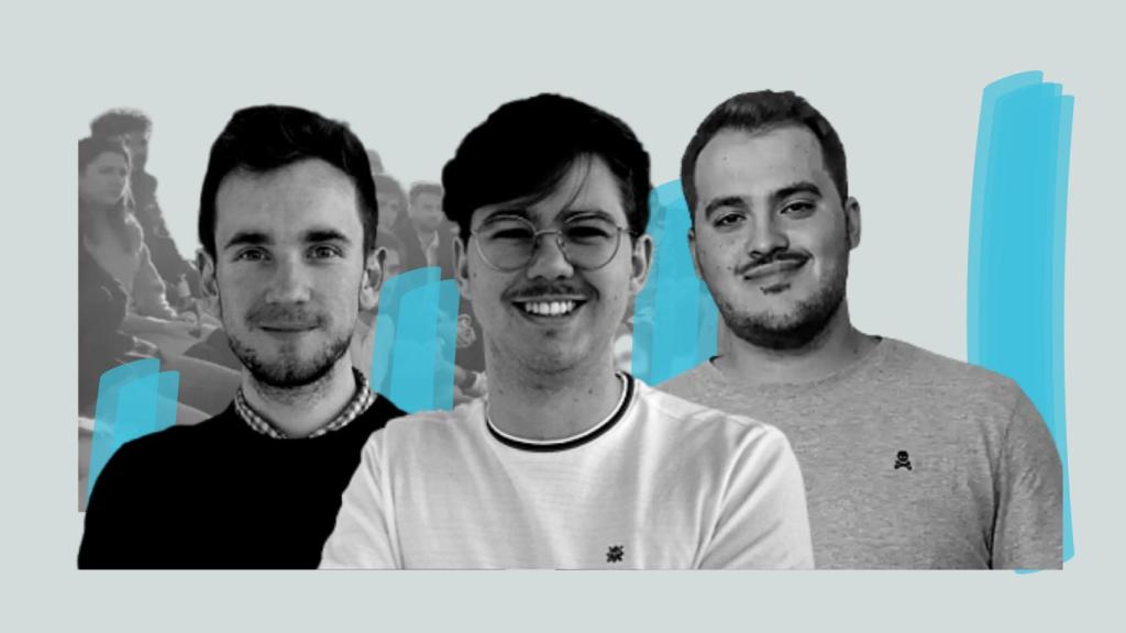 Sergio Peñas, Víctor Gentile y Juan Antonio Tejada, tres de los jóvenes malagueños más influyentes del curso.