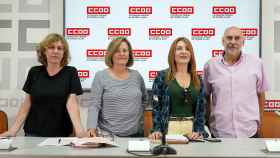 CCOO informa en rueda de prensa sobre la rebaja de la jornada máxima y las retribuciones dignas del personal que realiza guardias en Sacyl