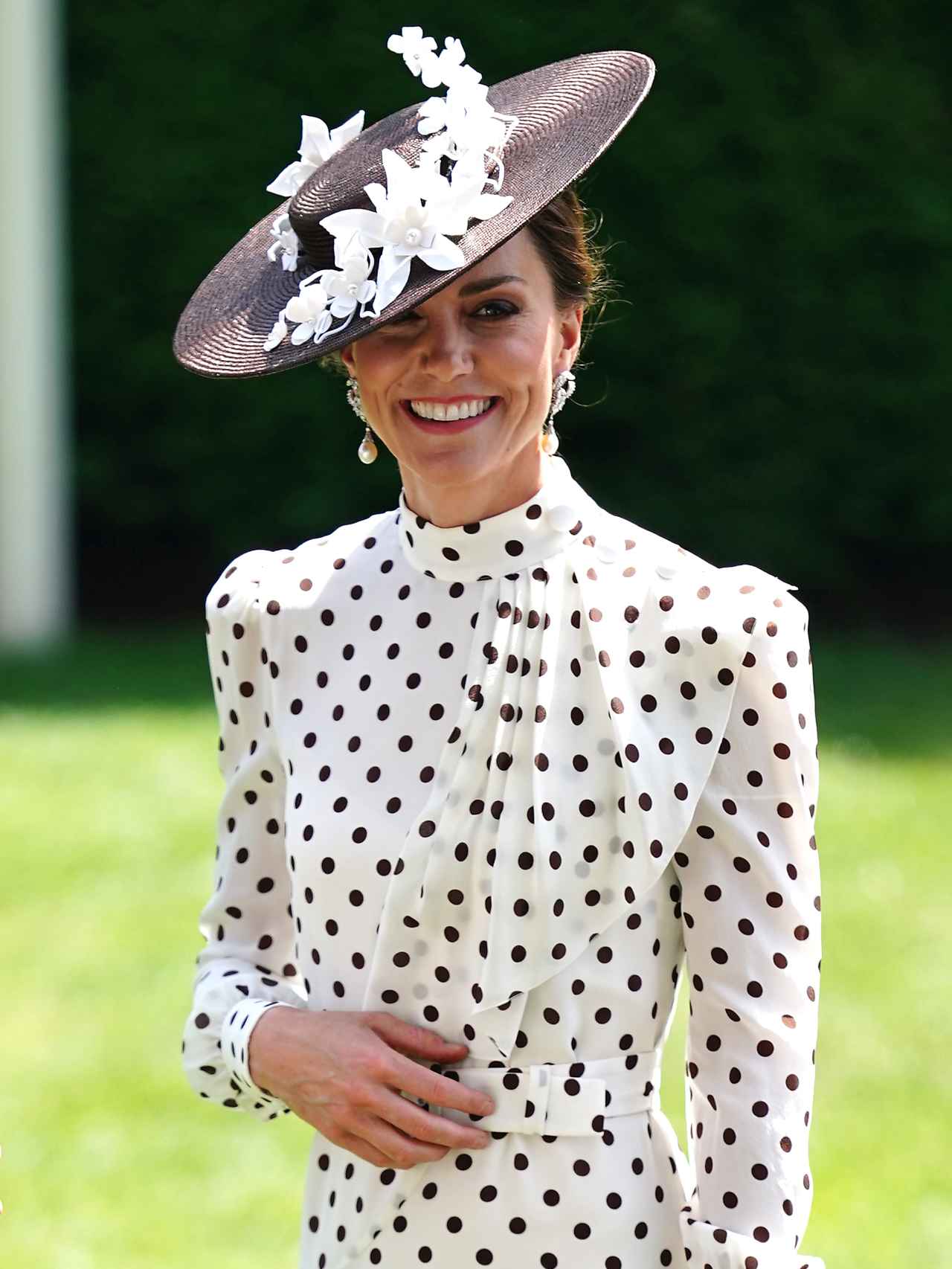 Kate Middleton en las carreras de Ascot 2022.