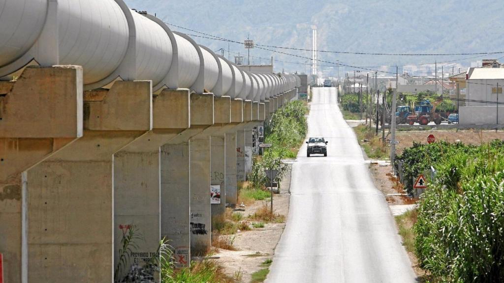 El canal del trasvase Tajo-Segura.