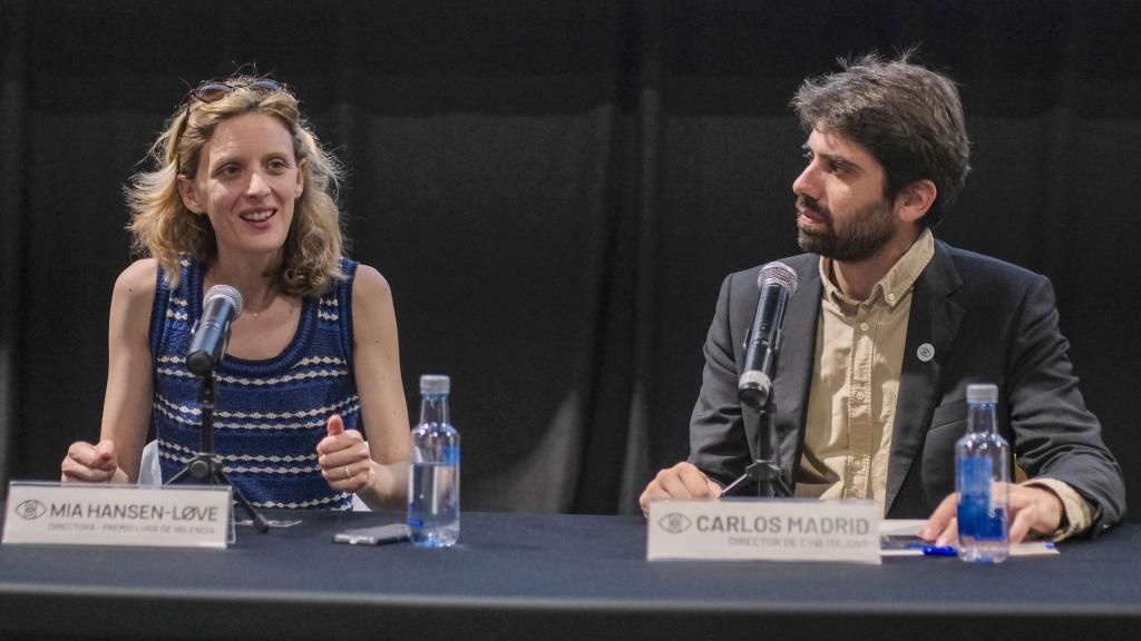 Mia Hansen-Løve, durante su rueda de prensa en el Festival Cinema Jove.