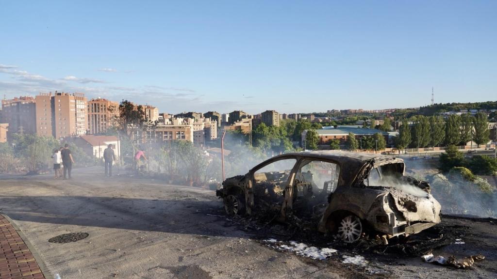 Incendio en el barrio de La Victoria