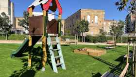 Juegos infantiles en el barrio de San Bernardo en Salamanca
