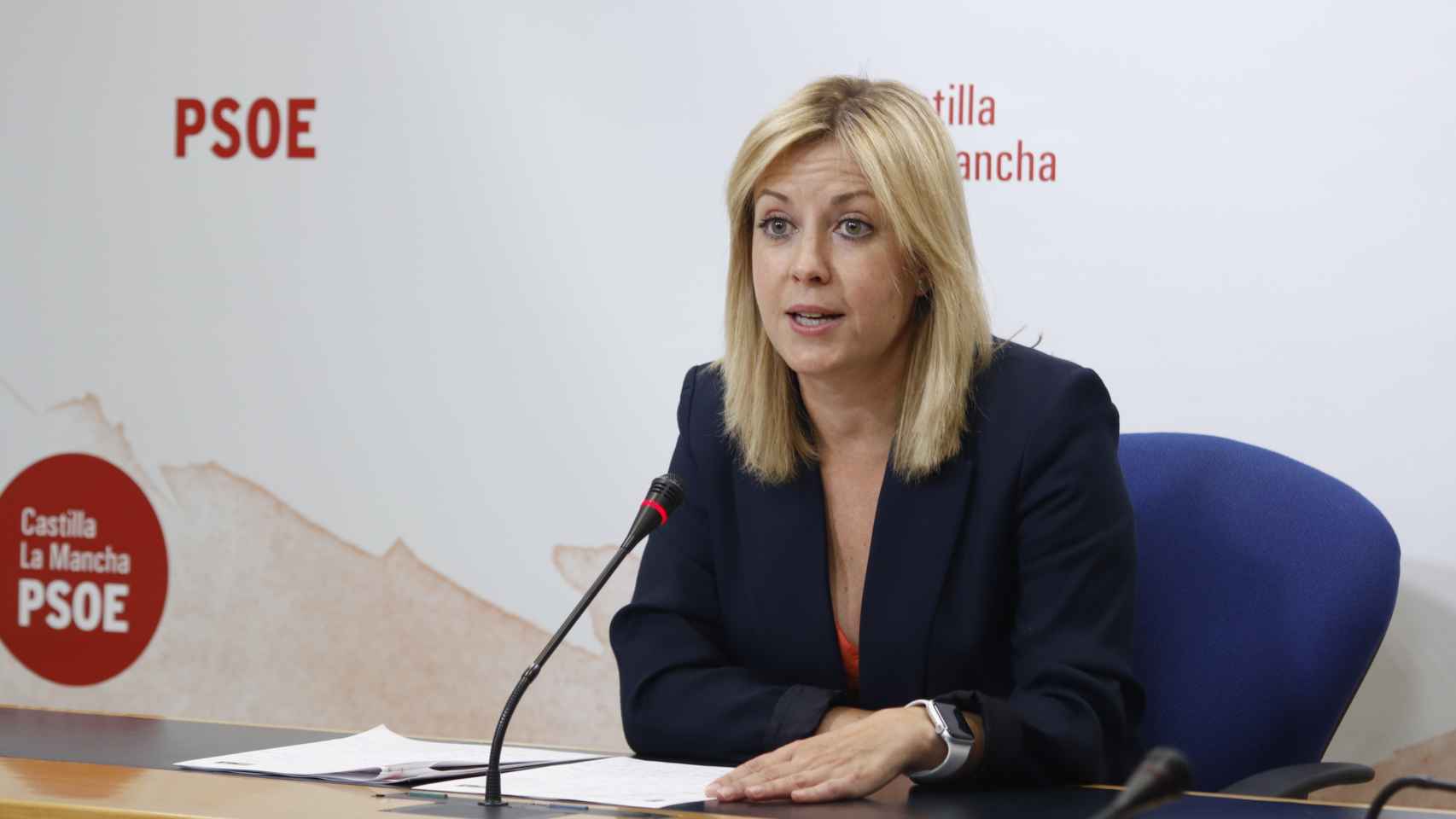 Ana Isabel Abengózar, portavoz del PSOE en las Cortes de Castilla-La Mancha.