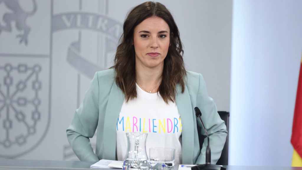 La ministra de Igualdad, Irene Montero, este lunes tras el Consejo de Ministros.