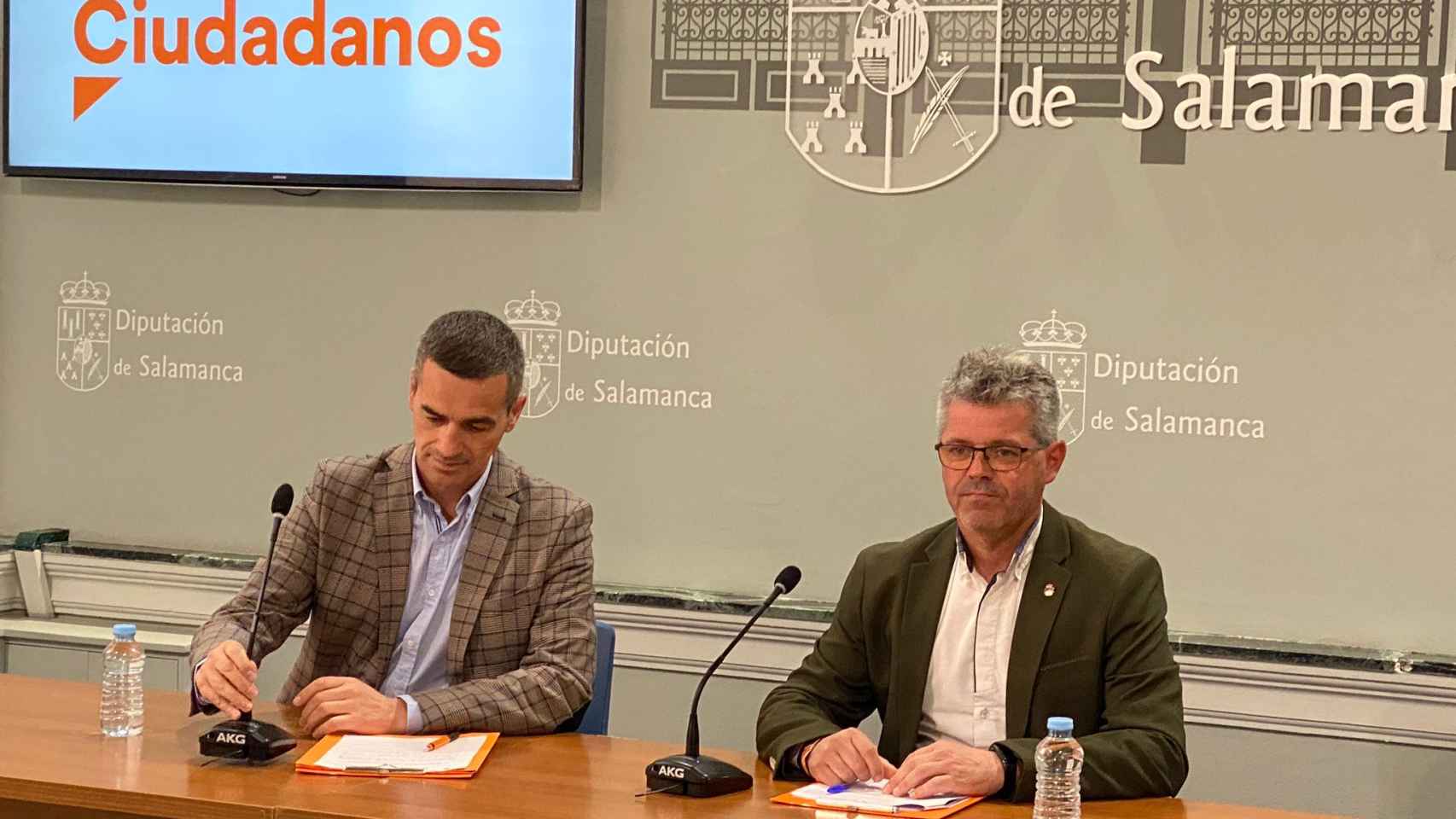Jesús Luis de San Antonio y Manuel Hernández, diputados de Cs en la Diputación de Salamanca