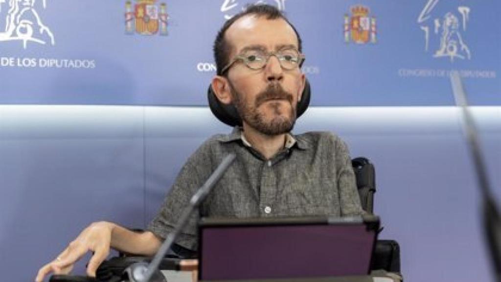 El portavoz de Podemos en el Congreso, Pablo Echenique.