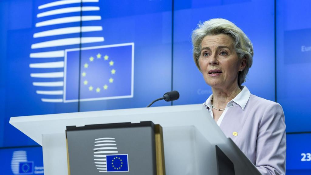 La presidenta de la Comisión Europea, Ursula von der Leyen.