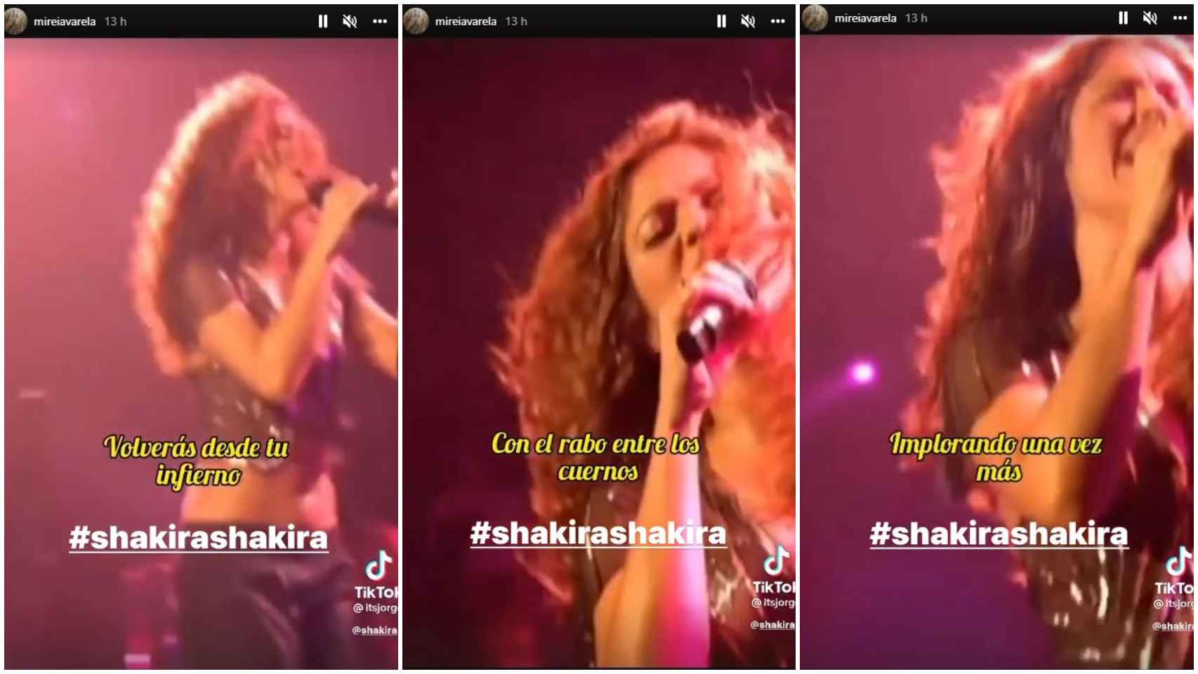 Mireia Varela también ha utilizado una canción de Shakira para mostrar sus sentimientos tras la boda de Rufián.