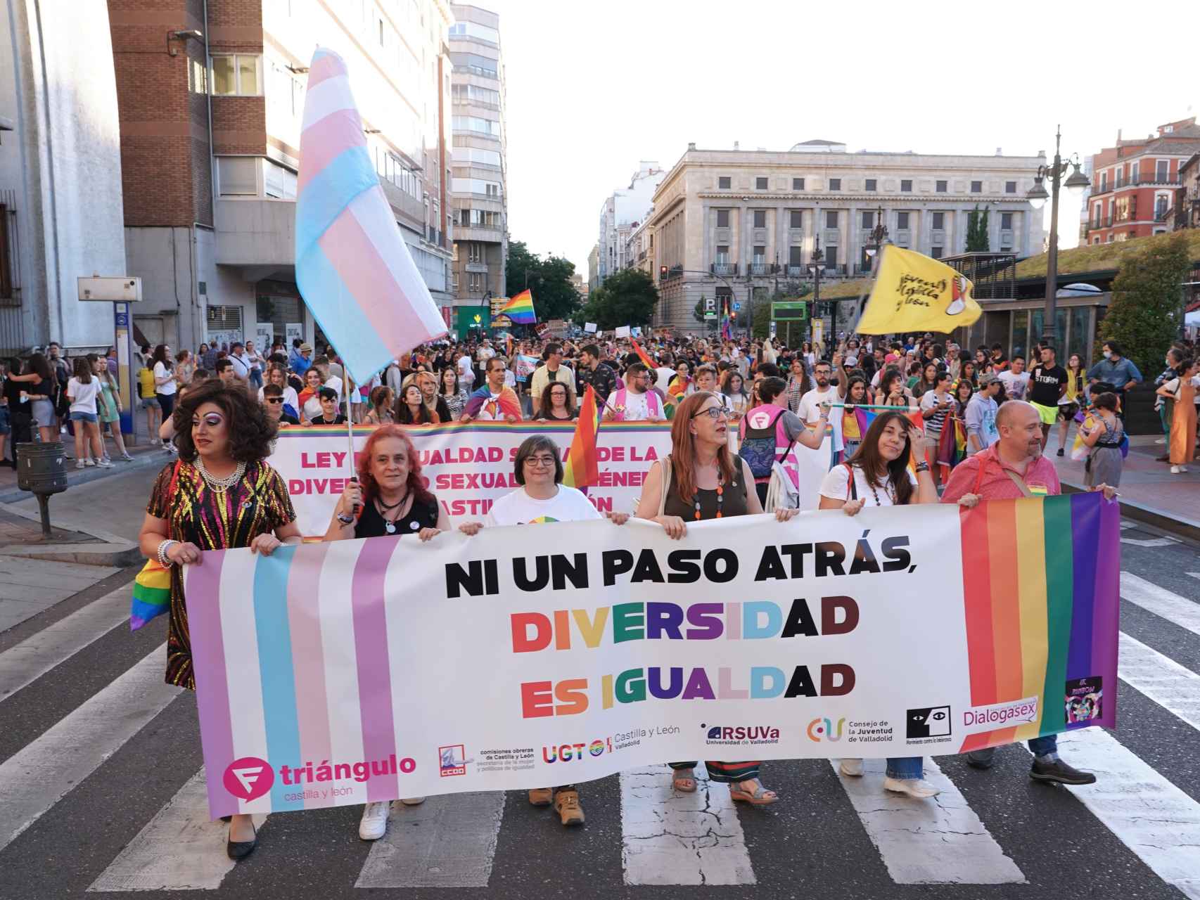 Valladolid se lanza a la calle para no dar ni un paso atrás en la defensa de la diversidad