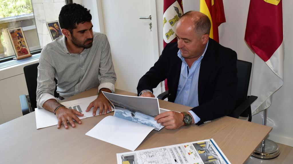 Emilio Sáez y José González. Foto: Ayuntamiento de Albacete.