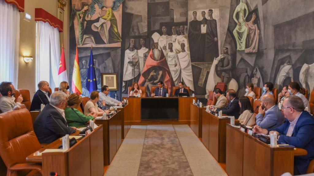 Pleno de la Diputación de Ciudad Real. Foto: Diputación de Ciudad Real.