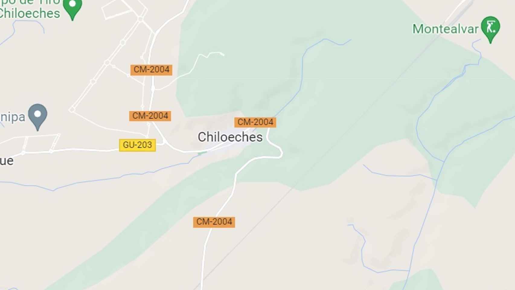 Plano de Chiloeches. Imagen de archivo