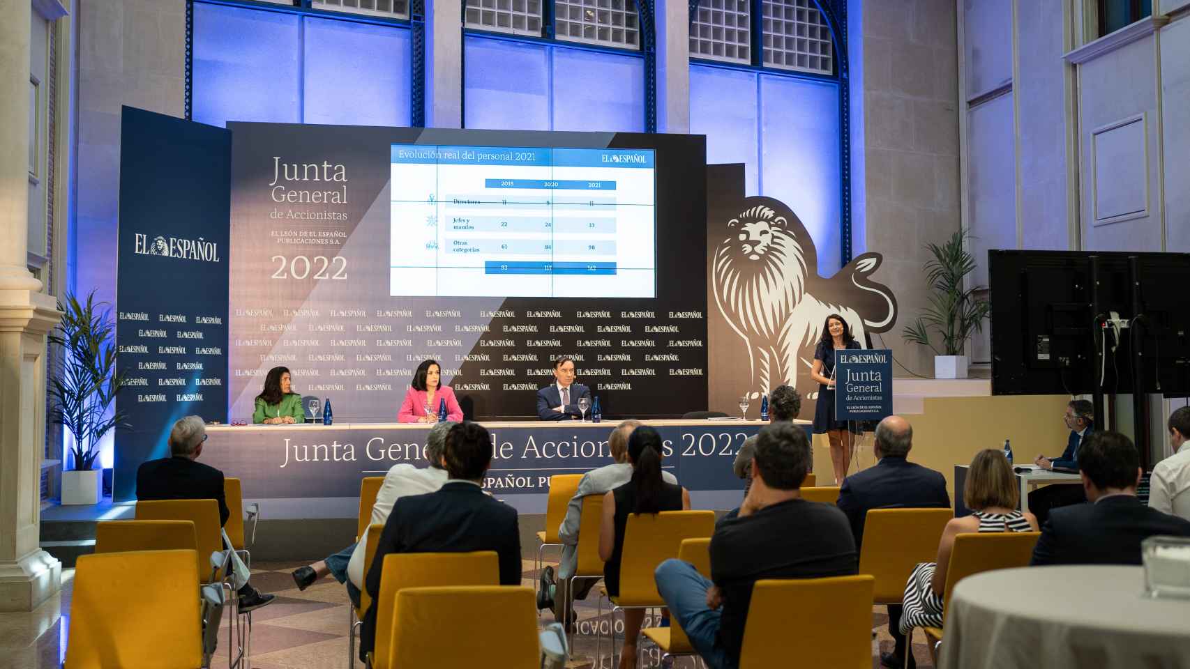 Imagen general de la Junta de Accionistas de EL ESPAÑOL 2022