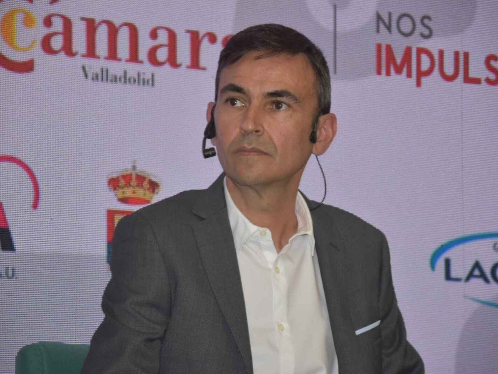 José Manuel Fuentes, director de la factoría de montaje de Renault en Valladolid, en el I Foro Valladolid Impulsa de EL ESPAÑOL-Noticias de Castilla y León, este miércoles.