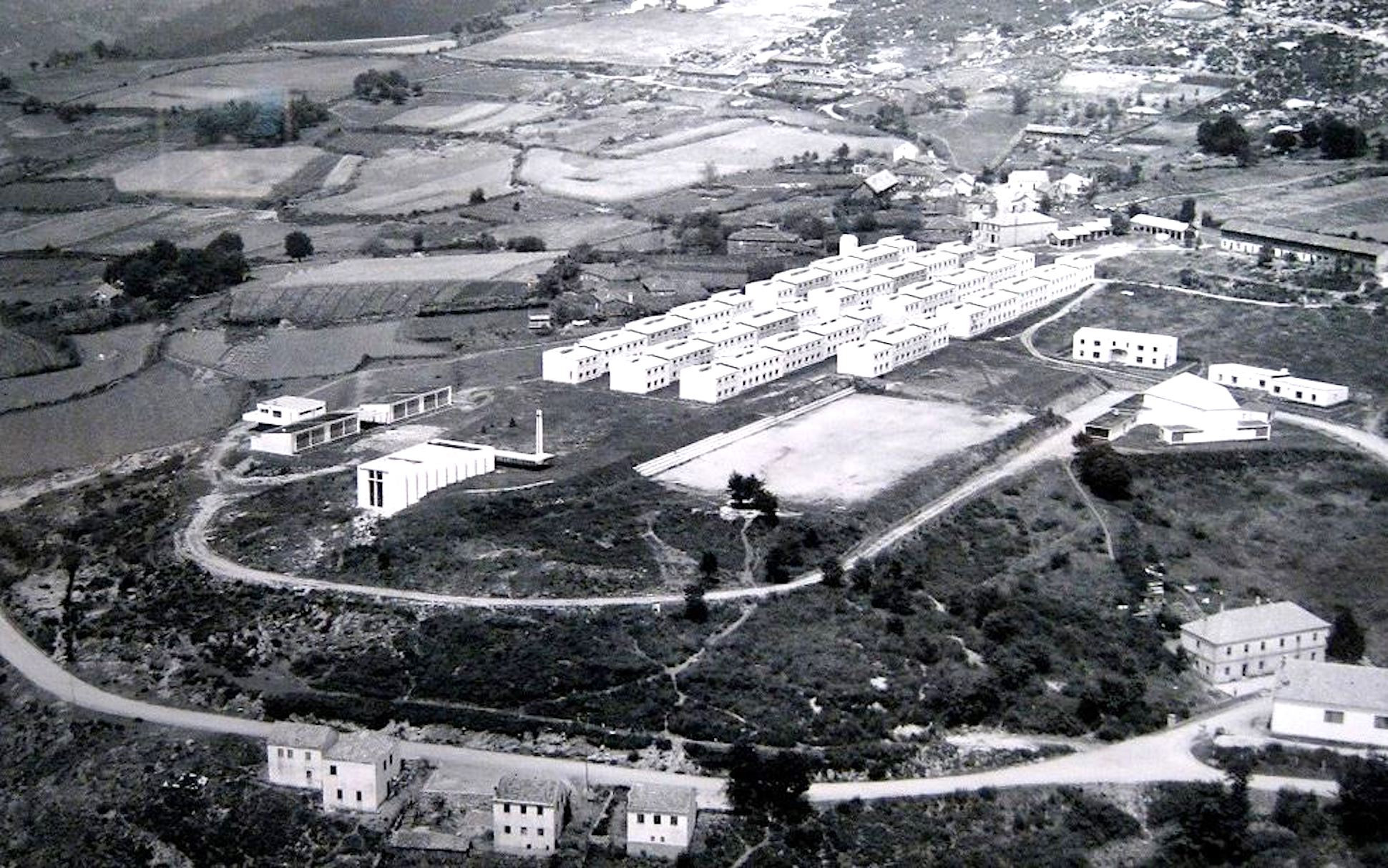Poblado minero de Fontao, 1954. Foto: Apatrigal